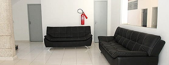 Recepção, Pousada Baraúna, Boqueirão, Santos